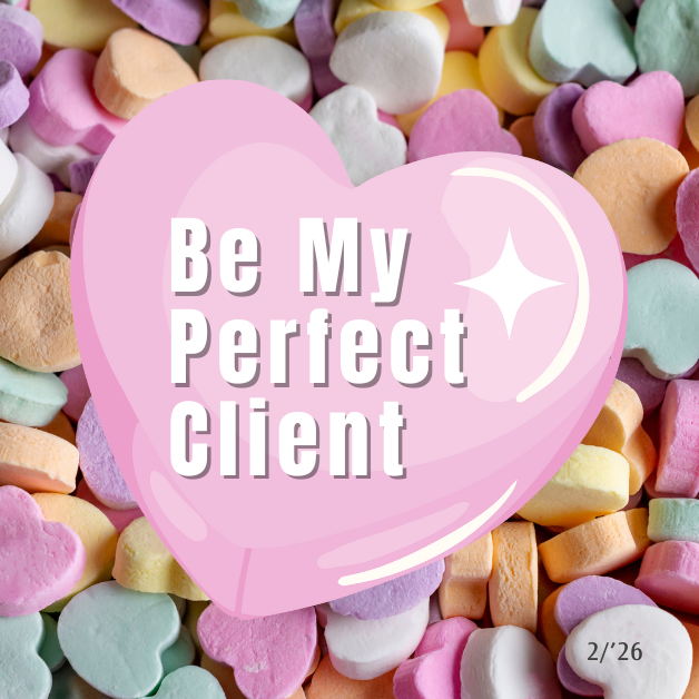 Be My Perfect Client 2026 blog post